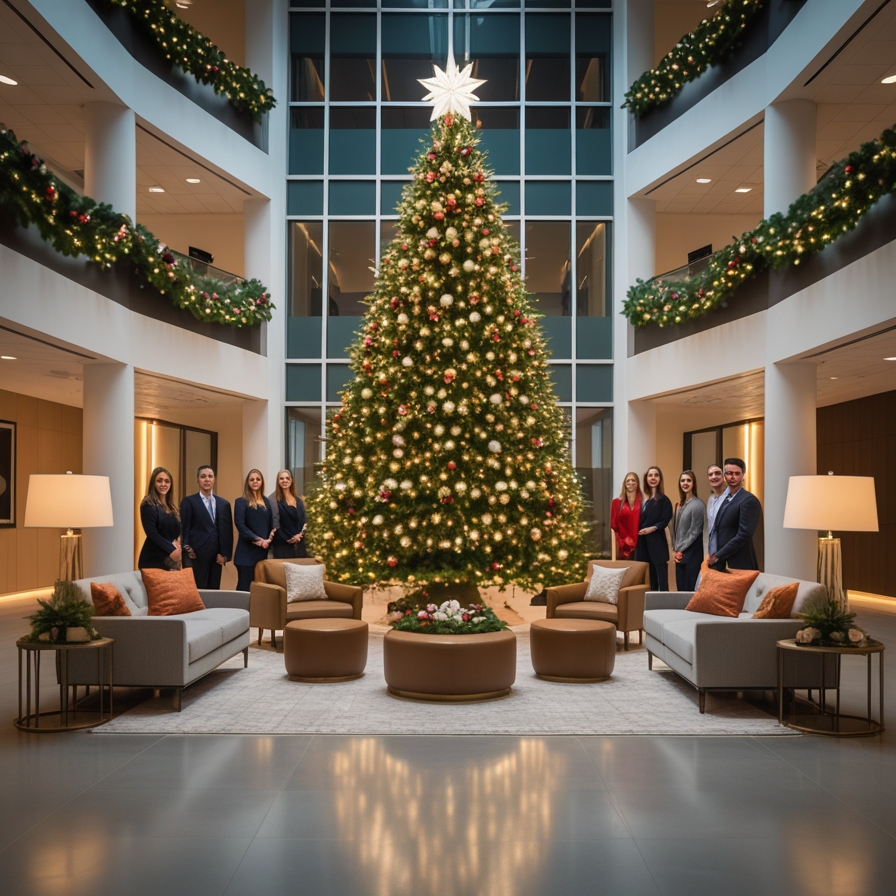 Leonardo Phoenix 10 Elegant corporate office decorated for Chr 0