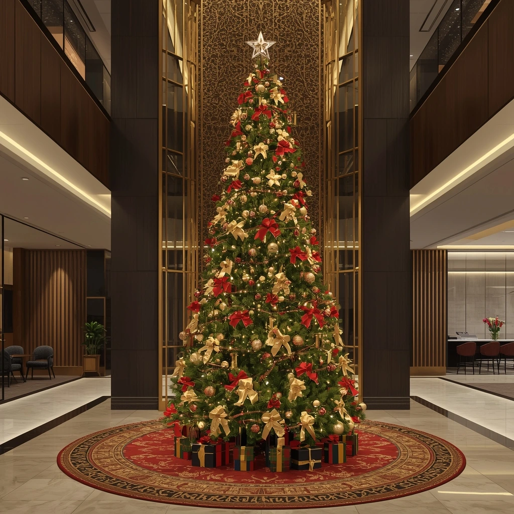 Lucid Origin A luxurious professionally decorated Christmas tr 3