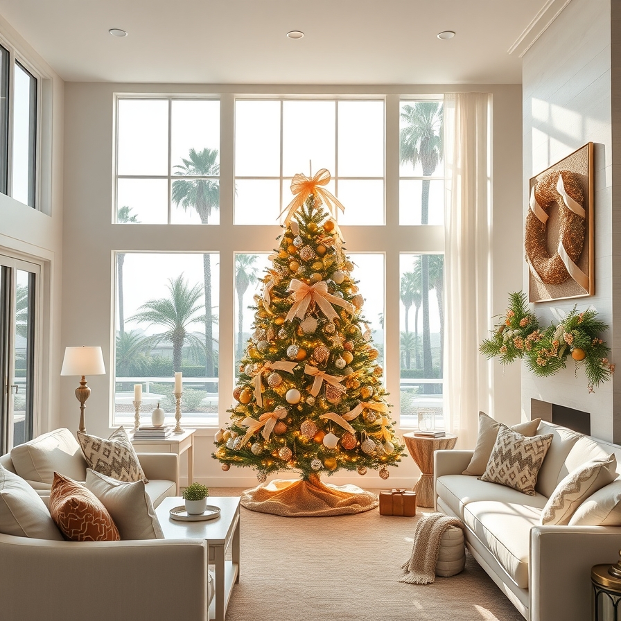 Flux Schnell A bright elegant Southern California home decorat 3