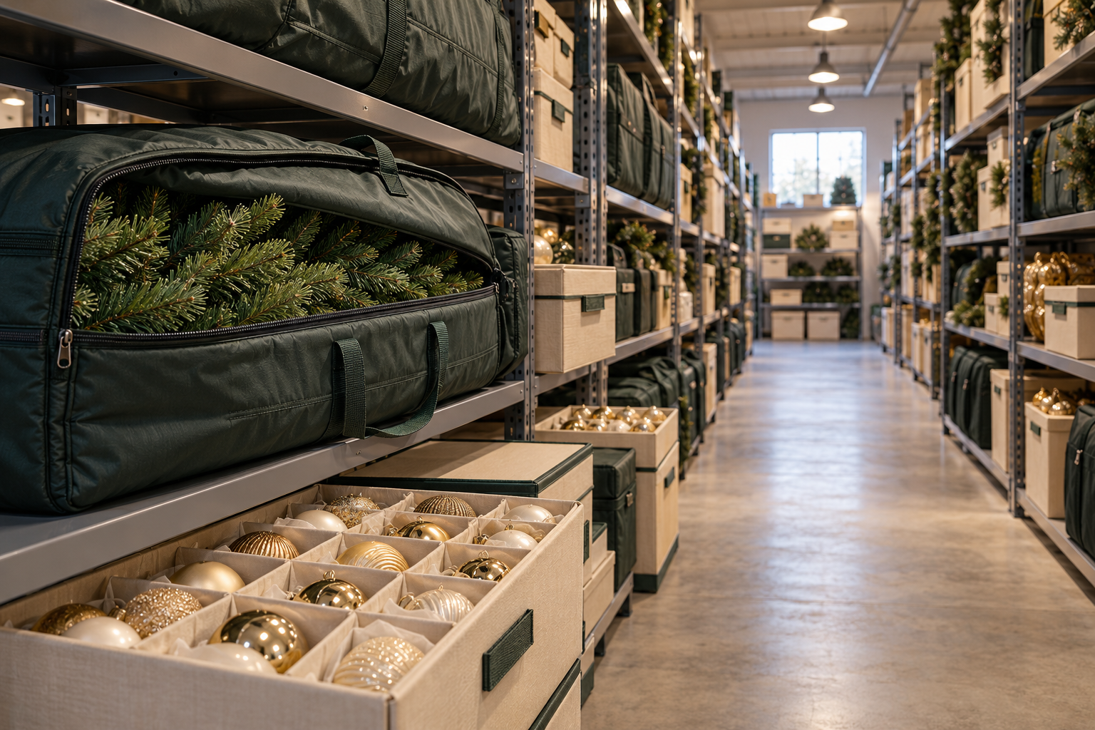 Secure holiday storage, clutter free garage